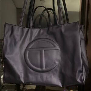 Telfar Black Shopping Bag